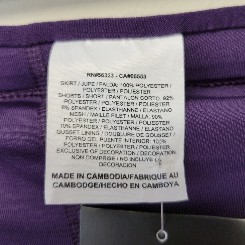 Nike Dri-fit Running Skort Pink Purple XL - Picture 7 of 12